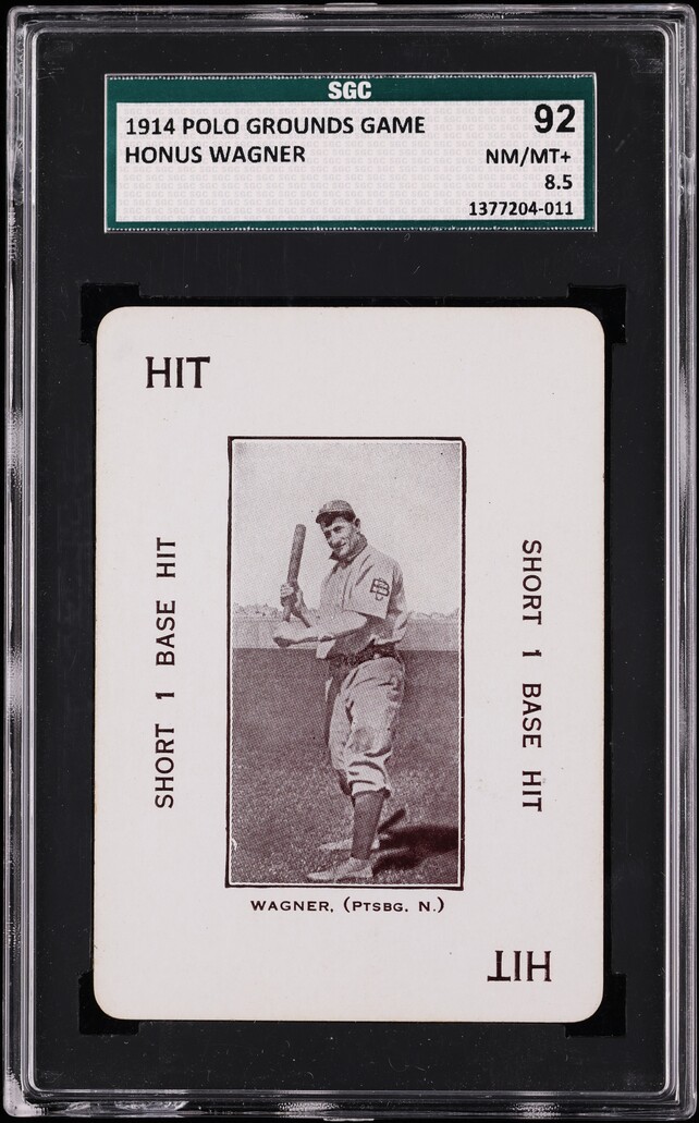 1914 Polo Grounds Game Honus Wagner SGC 8.5 NM-MT+