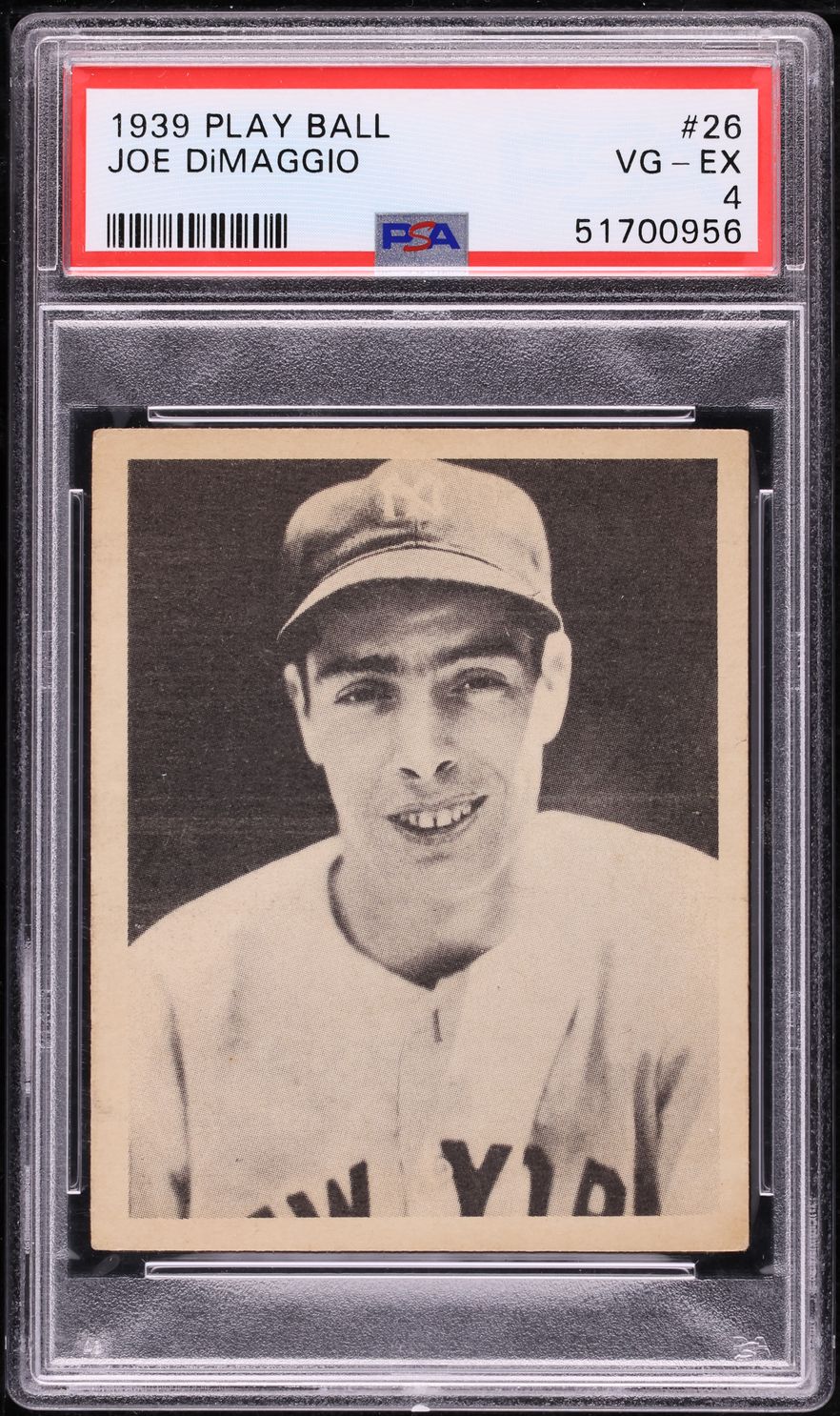 1939 Play Ball Joe DiMaggio #26 PSA 4 VGEX