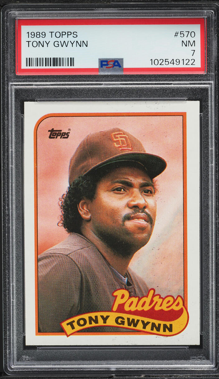 1989 Topps Tony Gwynn #570 PSA 7 NRMT