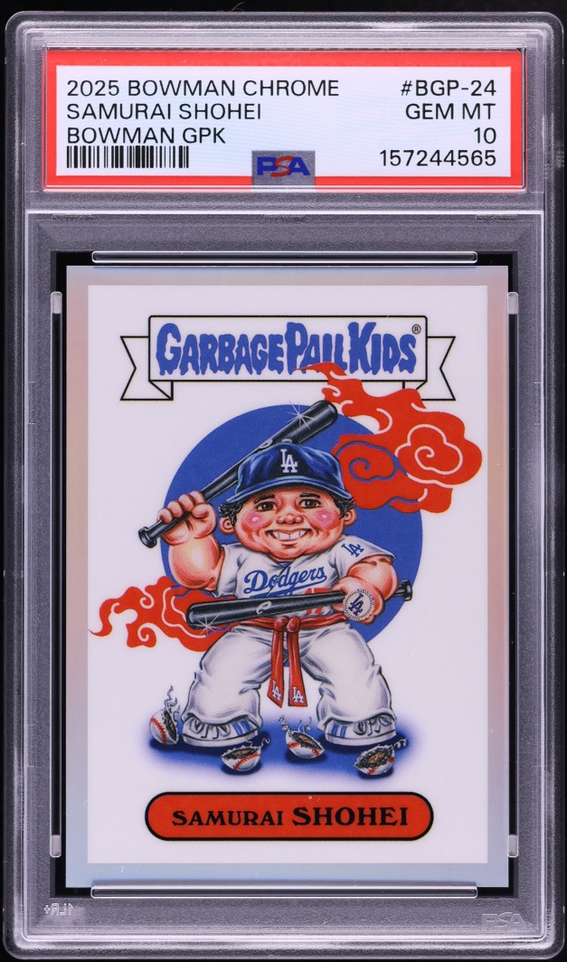 2025 Bowman Chrome Garbage Pail Kids Samurai Shohei Ohtani #BGP-24 PSA 10 GEM MINT