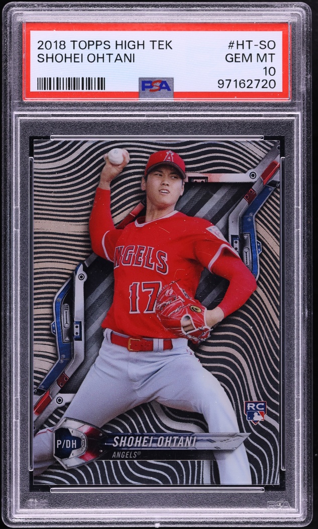 2018 Topps High Tek Shohei Ohtani ROOKIE #HT-SO PSA 10 GEM MINT