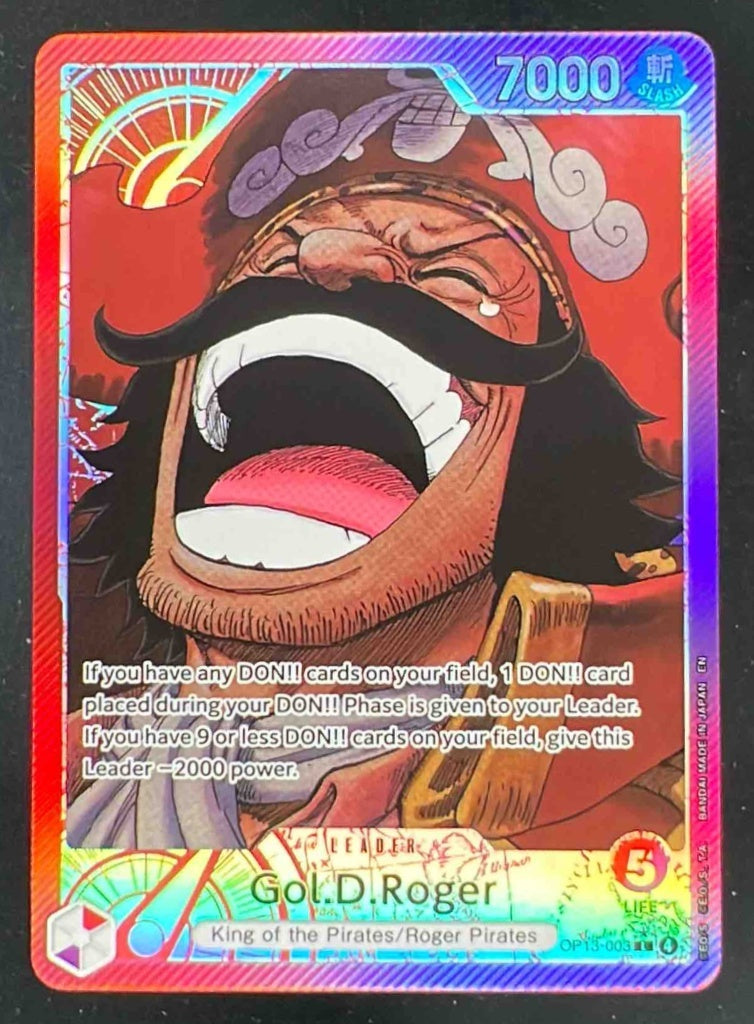 2025 One Piece Carrying On His Will Alt Art Parallel Leader Gol D