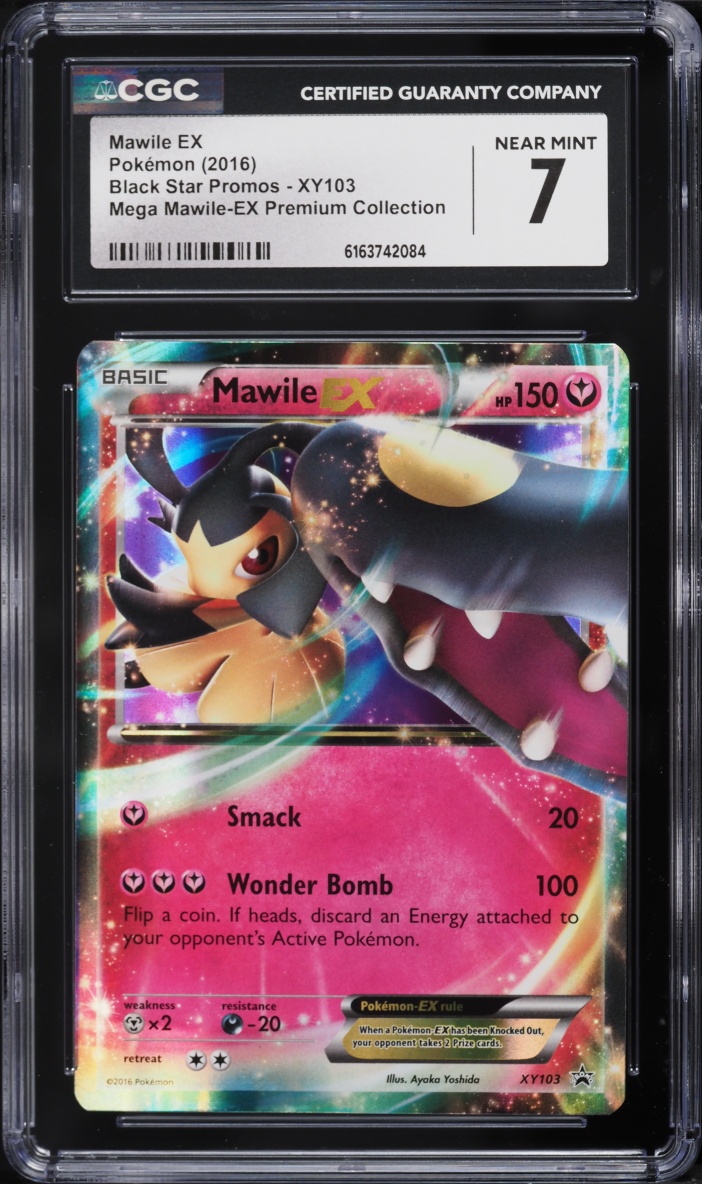 2016 Pokemon XY Black Star Promo Premium Collection Mawile EX #XY103 CGC 7 NRMT