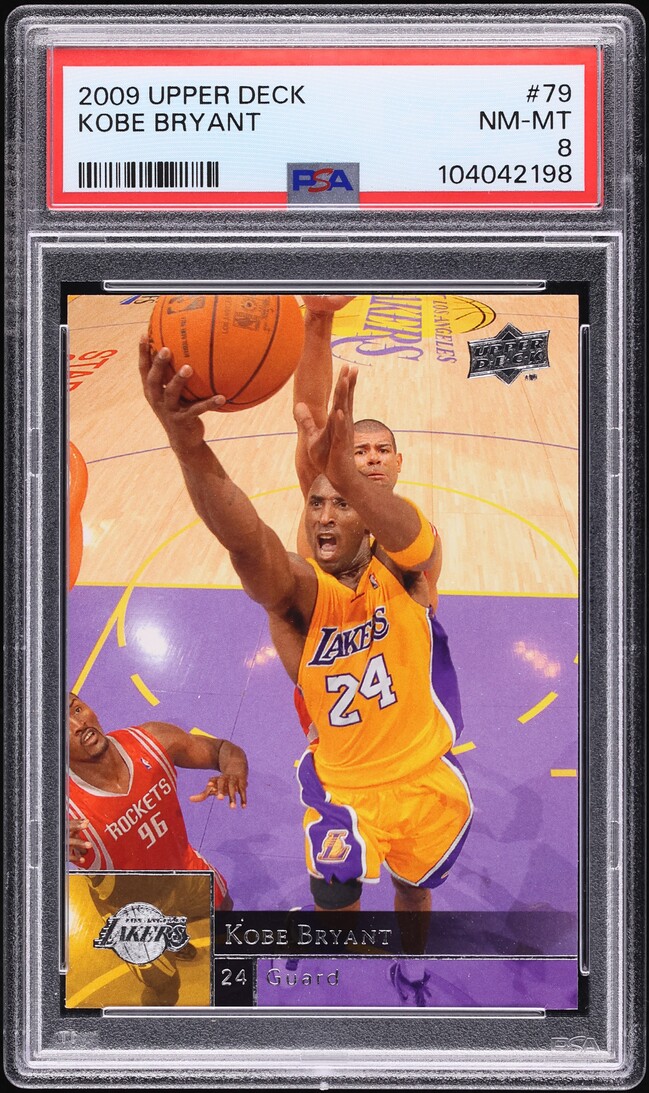 2009 Upper Deck Basketball Kobe Bryant #79 PSA 8 NM-MT