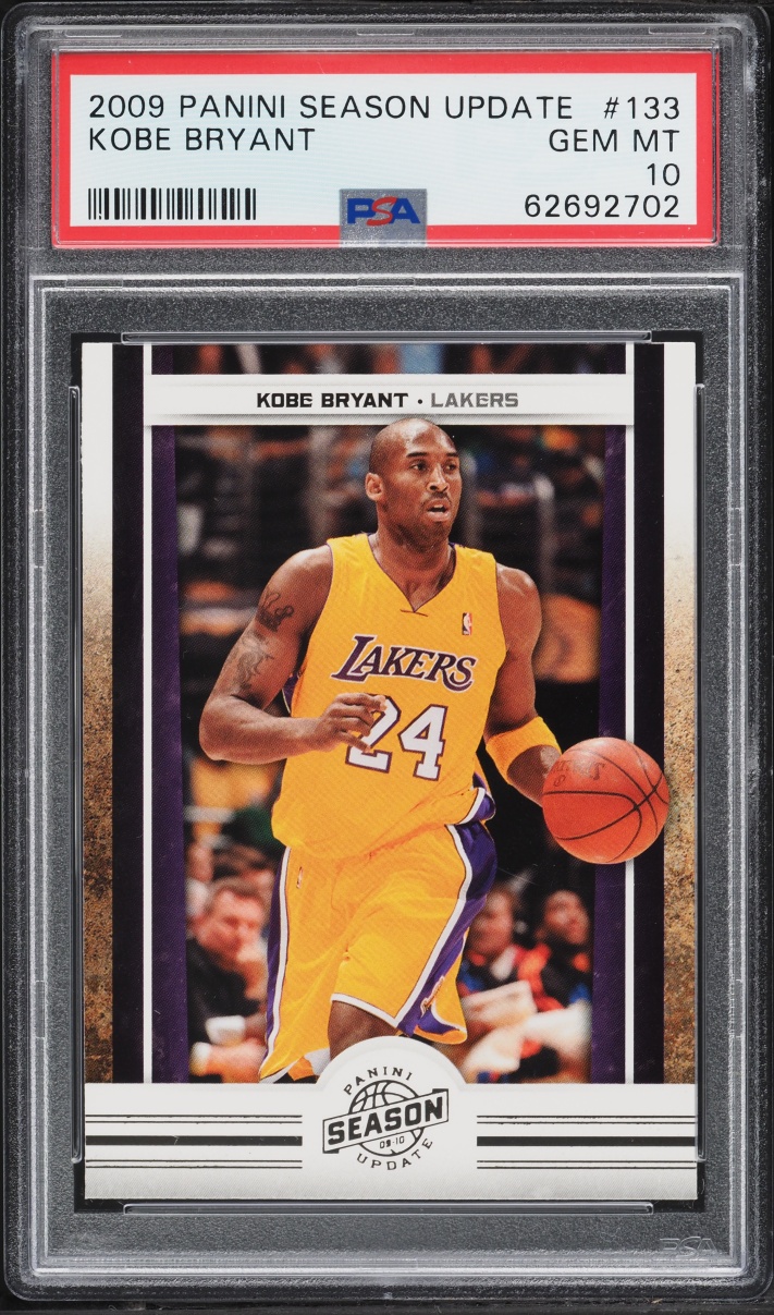 2009 Panini Season Update Kobe Bryant #133 PSA 10 GEM MINT