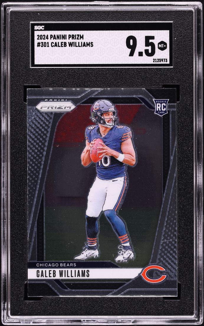 2024 Panini Prizm Caleb Williams ROOKIE #301 SGC 9.5 MINT+