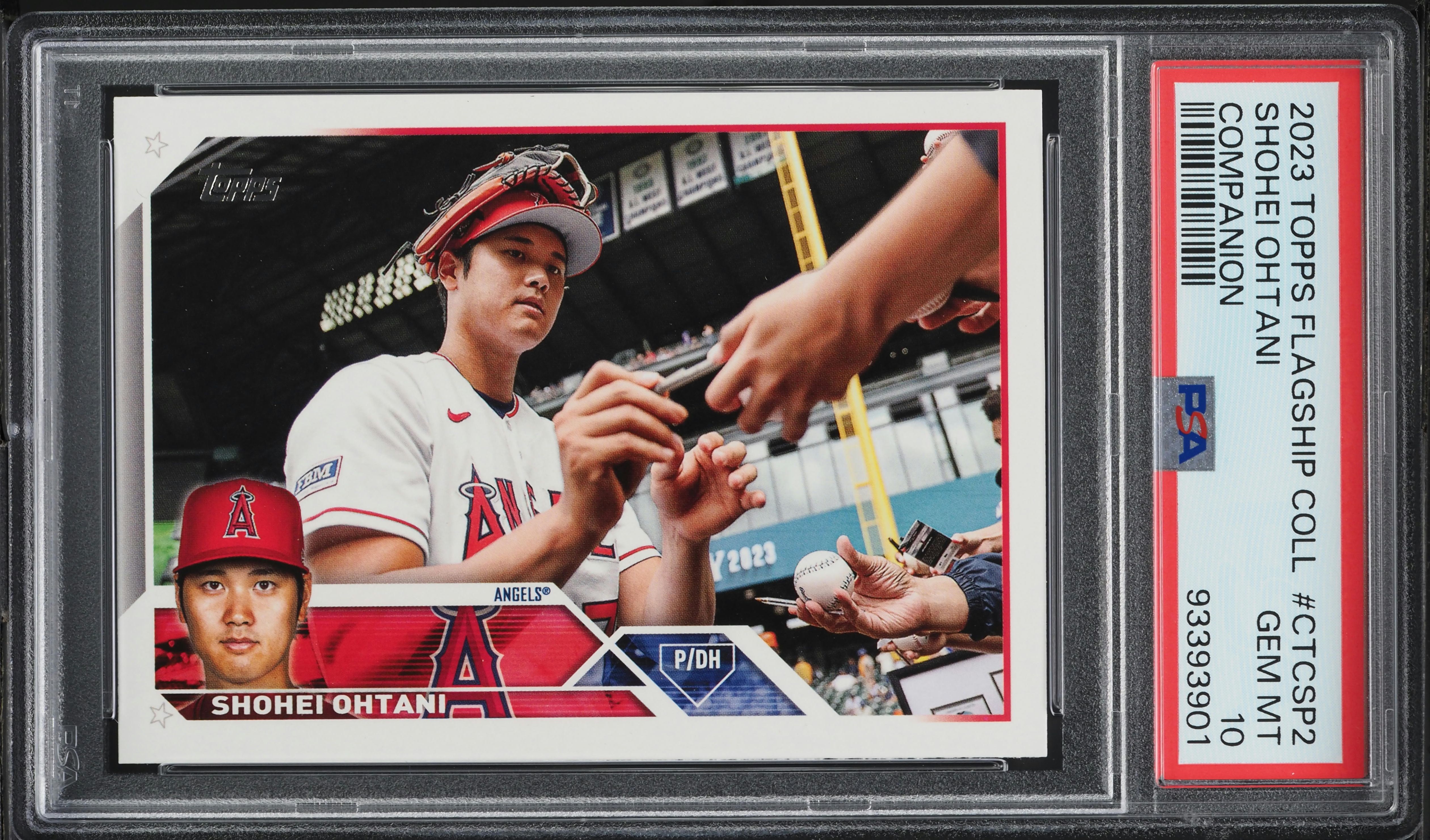 Shohei Ohtani 記念フレーム 付き 2023 Topps Flagship Collection Companion Shohei Ohtani
