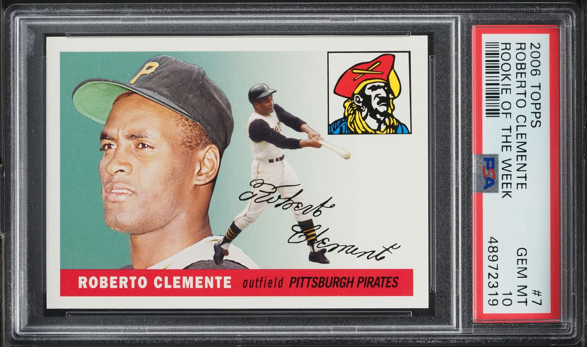2006 Topps Rookie Of The Week Roberto Clemente #7 PSA 10 GEM MINT