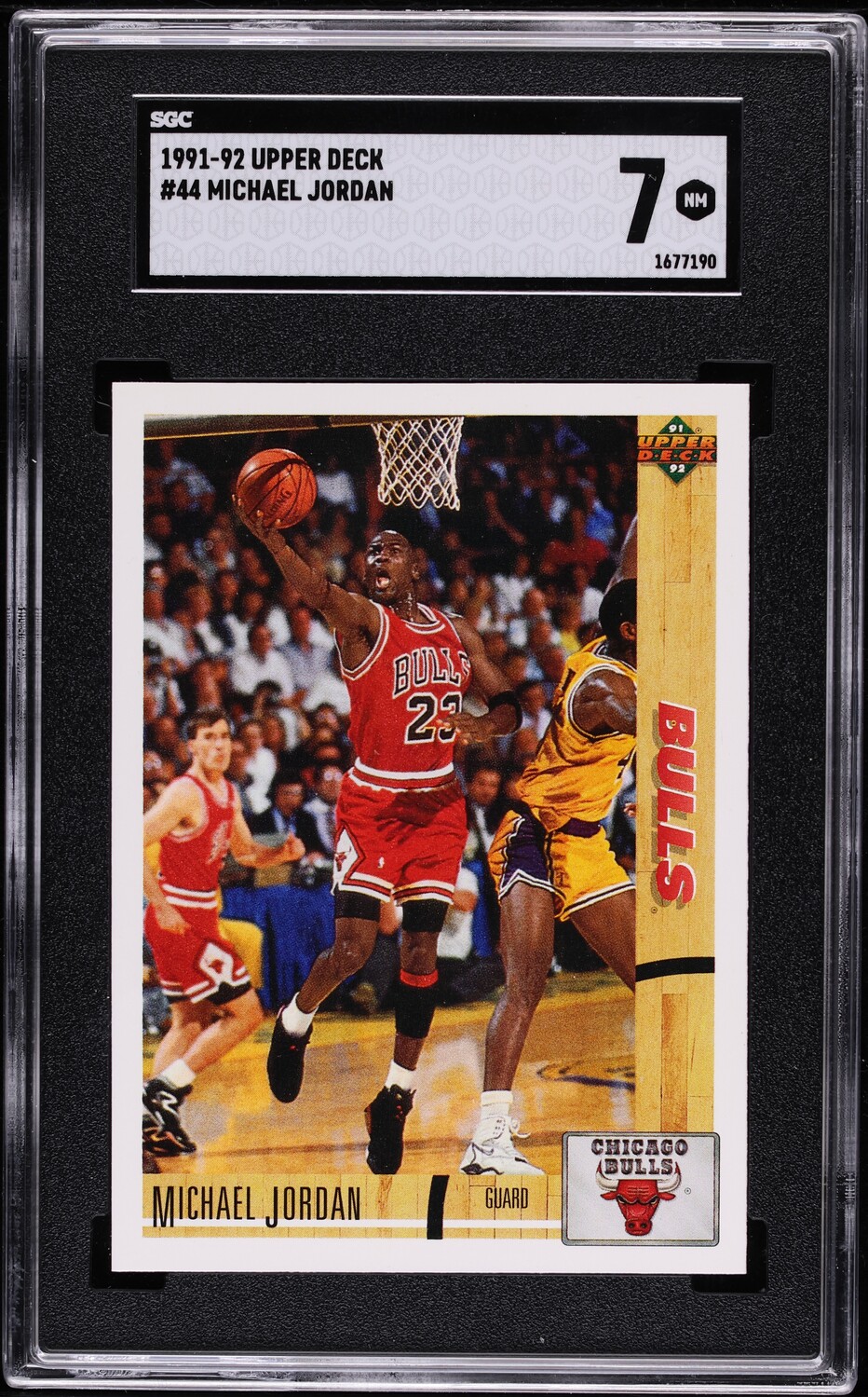 1991 Upper Deck Basketball Michael Jordan #44 SGC 7 NRMT