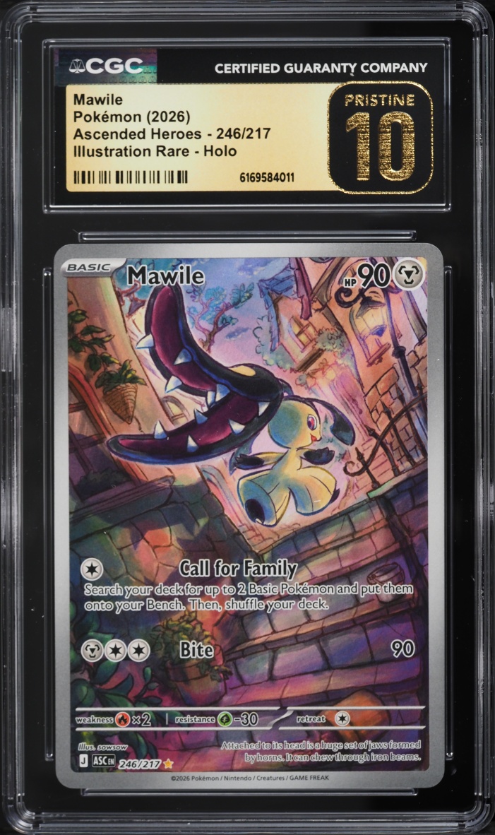 2026 Pokemon Mega Evolution Ascended Heroes IR Mawile #246 CGC 10 PRISTINE