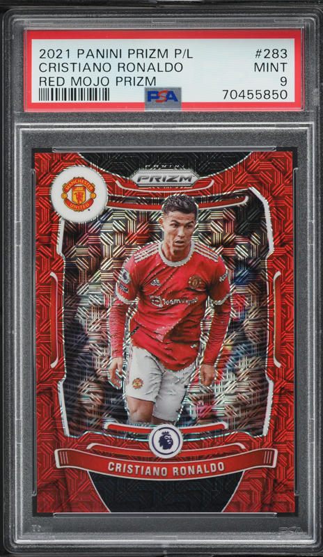 2021 Score Premier League Pink Lasers Cristiano Ronaldo /25 #70