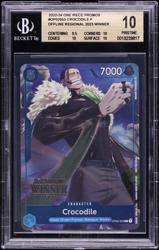 2023 One Piece Japanese Kingdoms Of Intrigue Alt Art Crocodile
