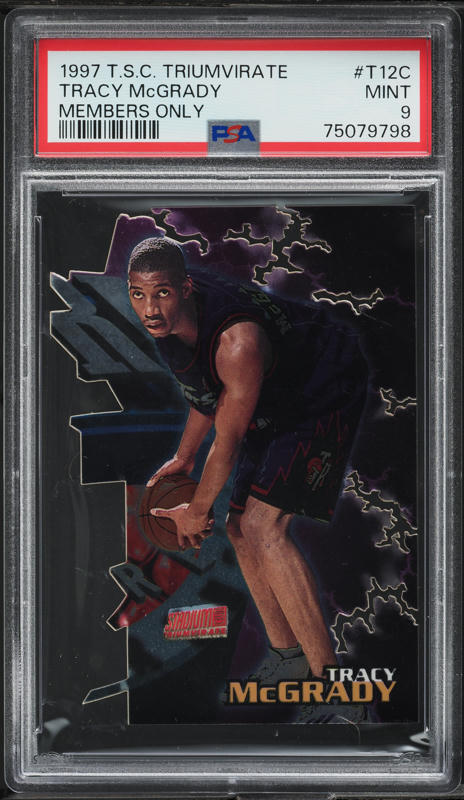 1997 Bowman's Best Picks Refractor Tracy McGrady ROOKIE #BP4 PSA
