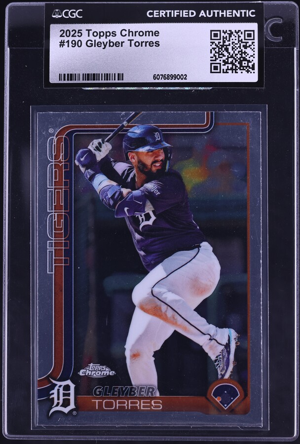 2018 Topps Heritage Chrome Purple Refractor Gleyber Torres ROOKIE