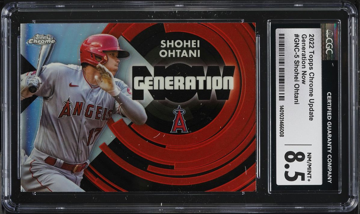 2022 Topps Chrome Update Generation Now Shohei Ohtani #GNC-5 CGC 8.5 NM-MT+