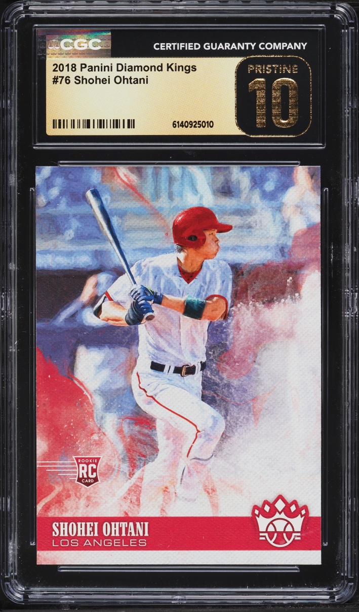 2018 Panini Diamond Kings Facing Right Shohei Ohtani ROOKIE #76 CGC 10 PRISTINE