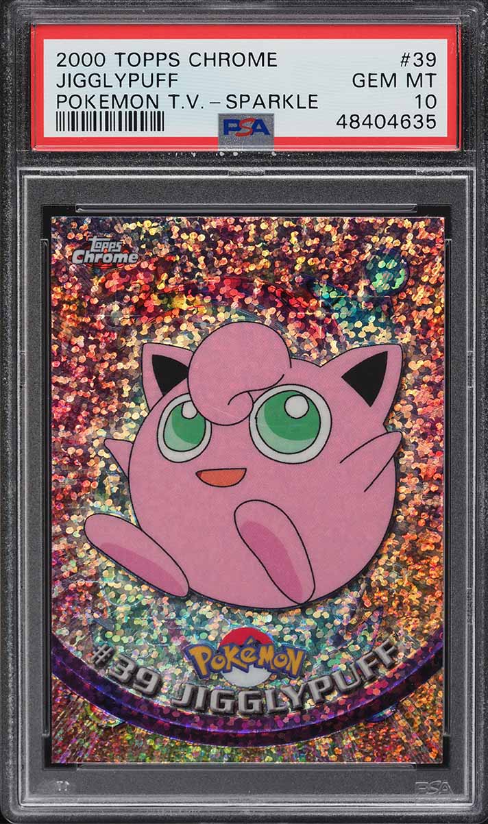 2000 Pokemon Topps Chrome Series 1 Sparkle Jigglypuff #39 PSA 10 GEM MINT