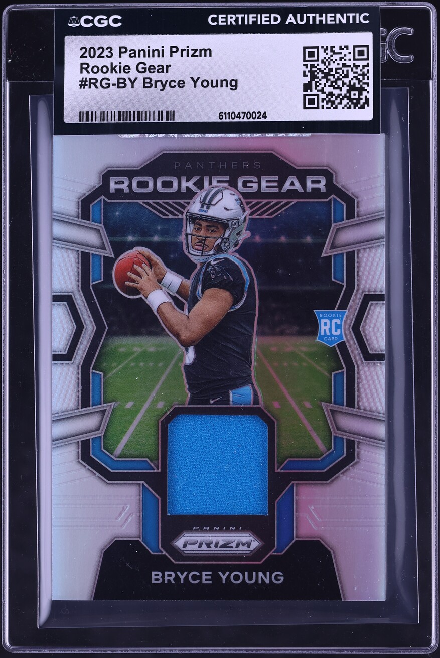 2023 Panini Prizm Gear Bryce Young ROOKIE PATCH #RG-BY CGC AUTH