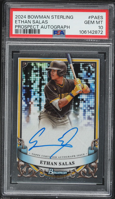 2024 Bowman Chrome Sapphire Selections Superfractor Ethan Salas 1