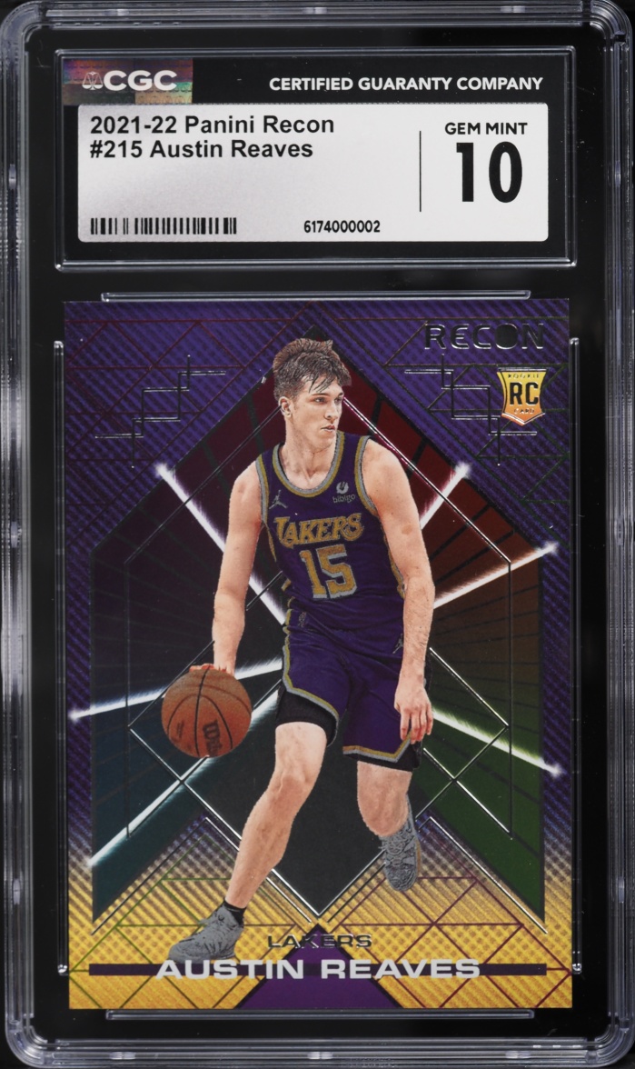 2021 Panini Recon Austin Reaves ROOKIE #215 CGC 10 GEM MINT