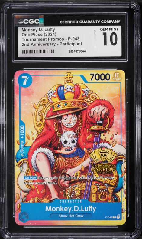 2024 One Piece Tournament Offline Regionals Alt Art Monkey D