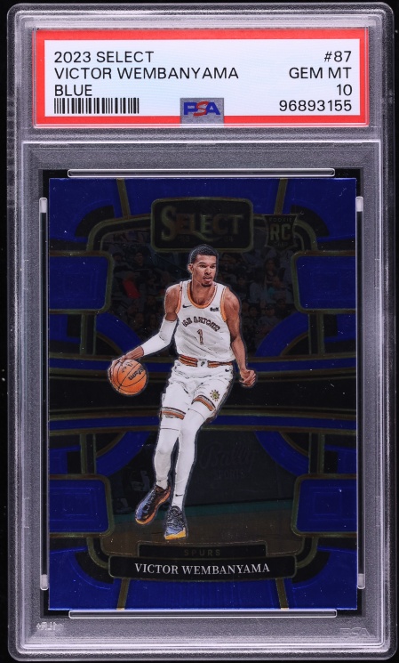 2023 Select Concourse Blue Victor Wembanyama ROOKIE #87 PSA 10 GEM MINT
