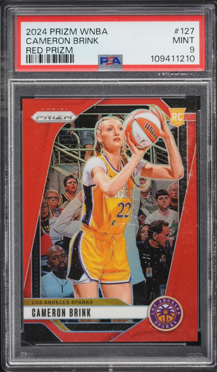 2024 Panini Prizm WNBA Red Cameron Brink ROOKIE /299 #127 PSA 9 MINT