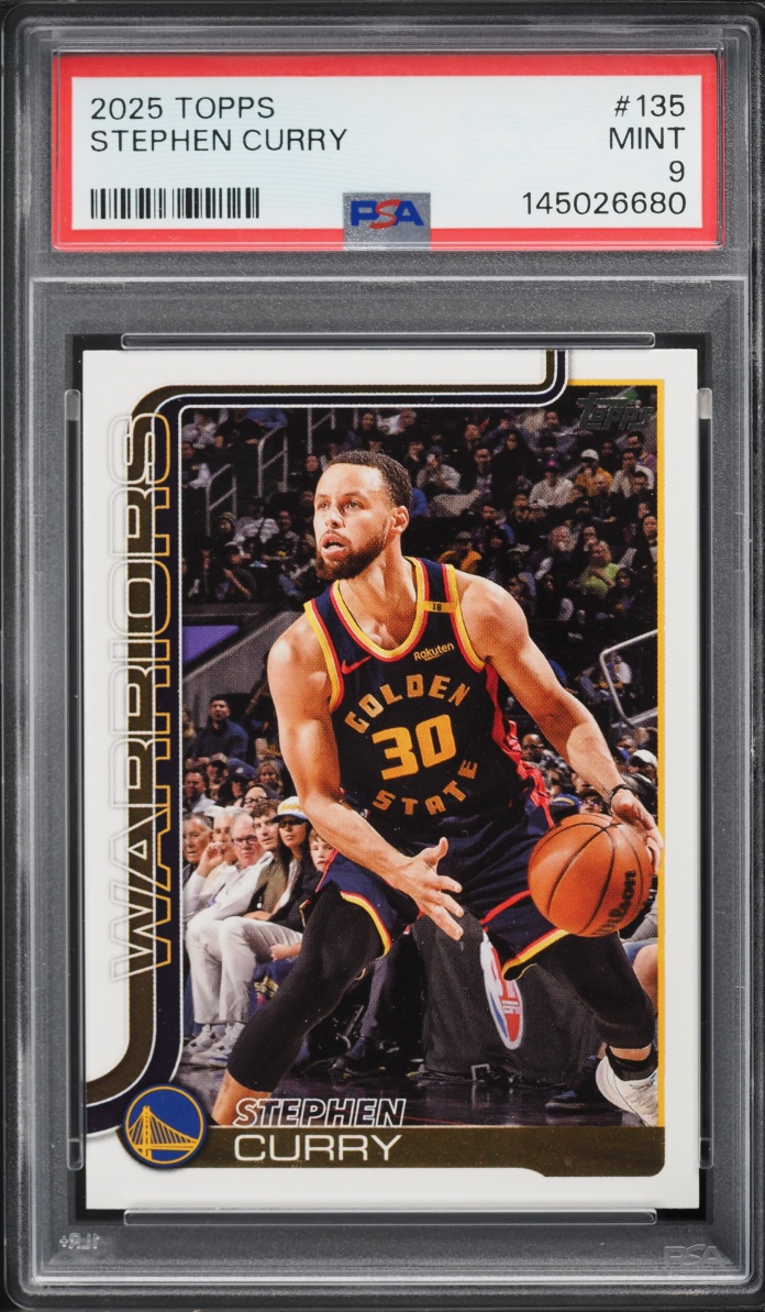 2025 Topps Basketball Stephen Curry #135 PSA 9 MINT