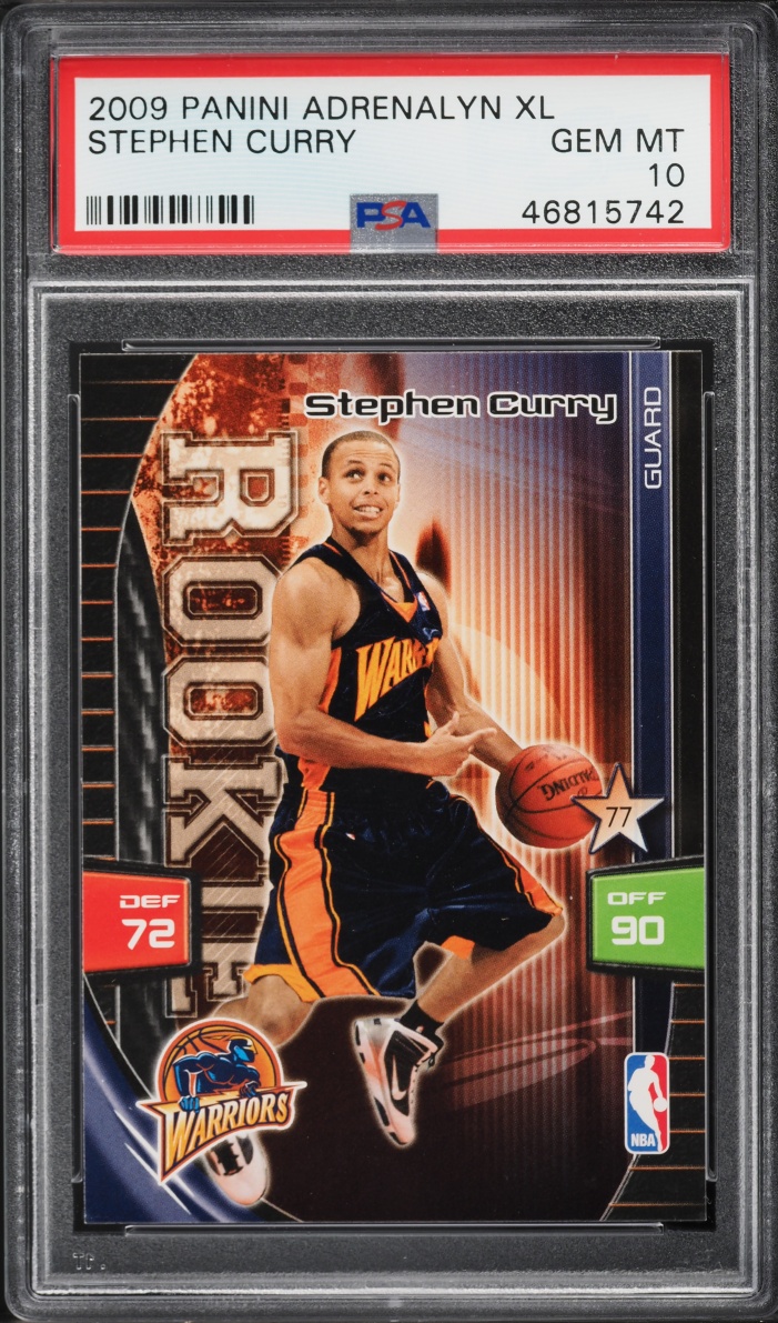 2009 Panini Adrenalyn XL Stephen Curry ROOKIE PSA 10 GEM MINT