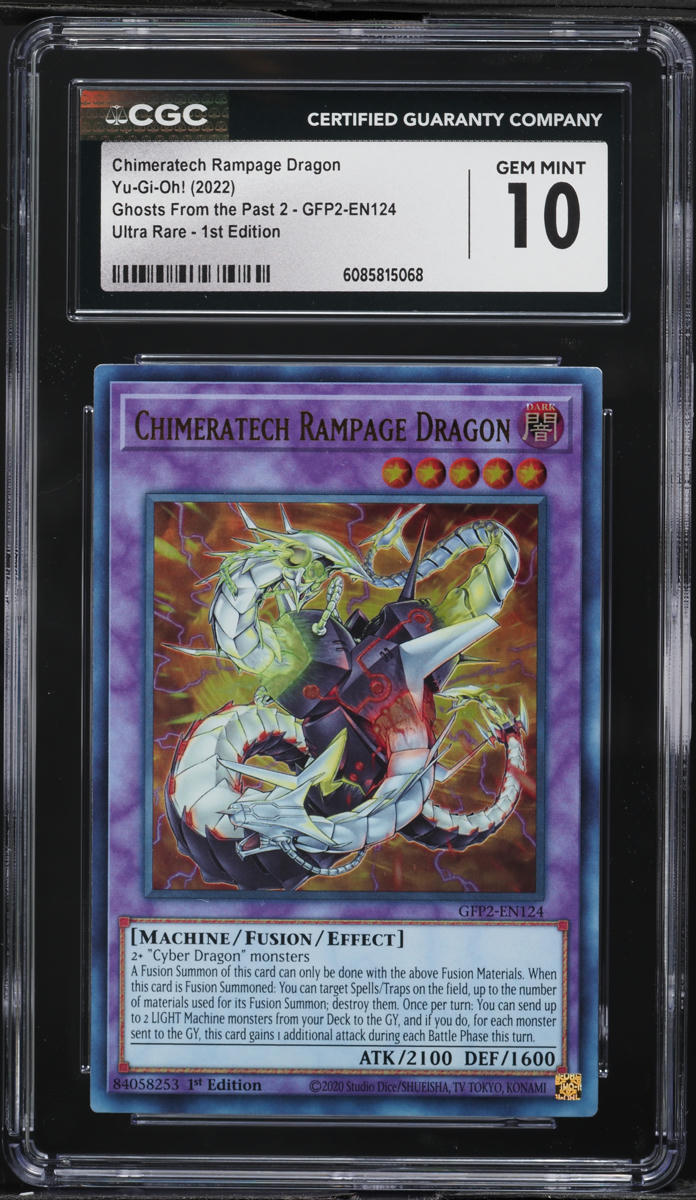 2022 Yu-Gi-Oh! GFP2 1st Edition Ultra Rare Chimeratech Rampage Dragon # ...