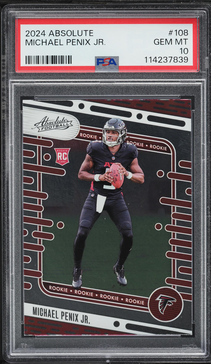 2024 Absolute Football Michael Penix Jr. ROOKIE #108 PSA 10 GEM MINT