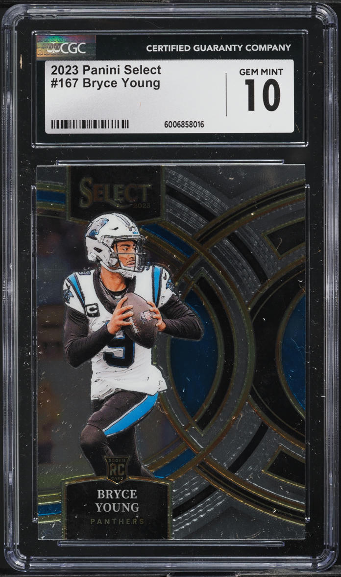 2023 Select Premier Bryce Young ROOKIE #167 CGC 10 GEM MINT