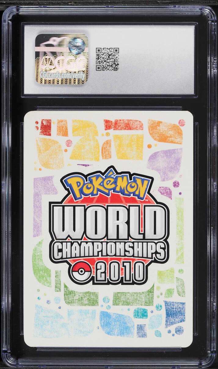 2010 Pokemon HGSS World Championships Happy Luck Mychael Bryan Pokemon Collector #97 CGC 10 GEM