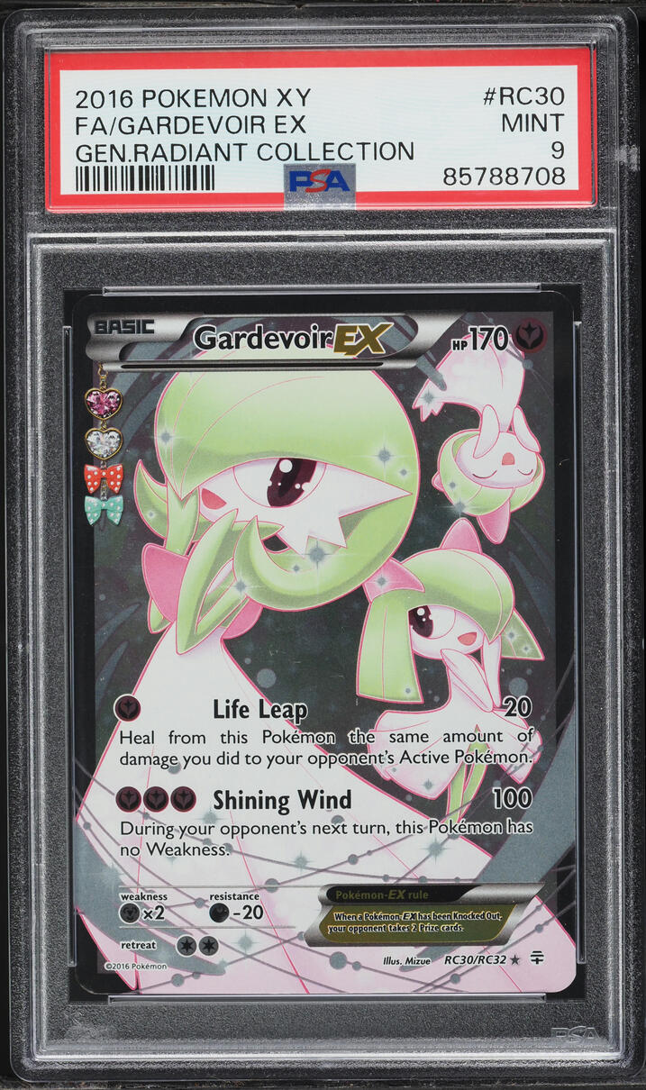 2016 Pokemon XY Generations Radiant Collection Full Art Gardevoir EX #RC30 PSA 9 MINT