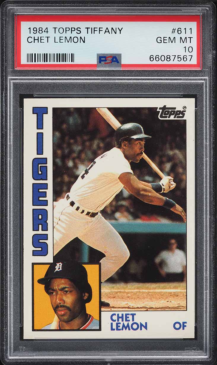 1984 Topps Tiffany Chet Lemon #611 PSA 10 GEM MINT