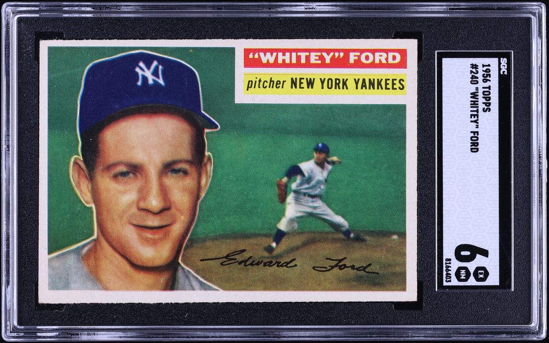 1956 Topps Whitey Ford #240 SGC 6 EXMT