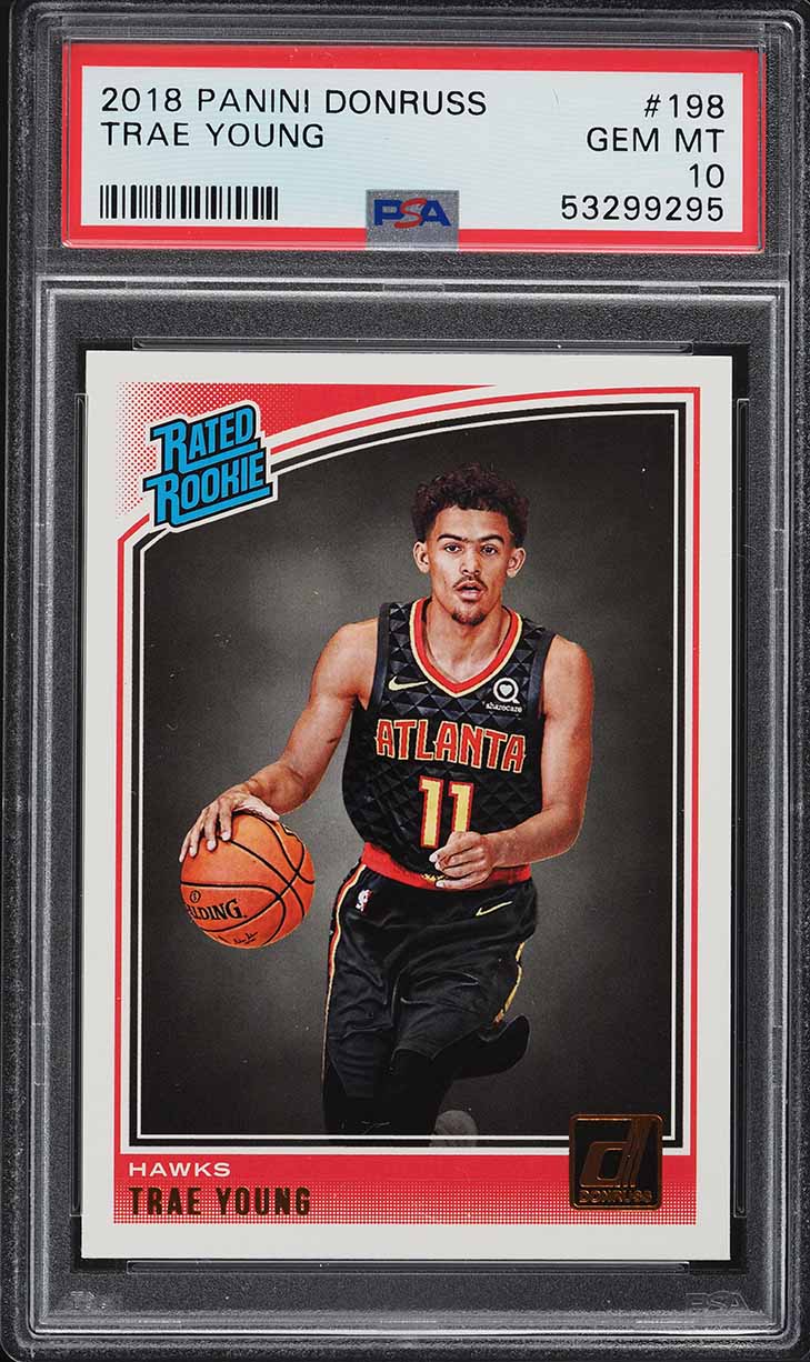 2018 Donruss Basketball Trae Young ROOKIE #198 PSA 10 GEM MINT