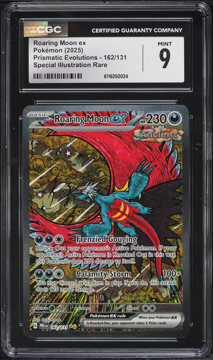 2025 Pokemon Scarlet & Violet Prismatic Evolutions SIR Roaring Moon Ex ...