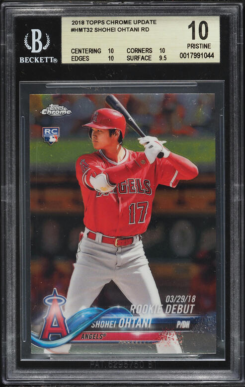 2018 Panini Diamond Kings Sepia Shohei Ohtani ROOKIE #76 PSA 10