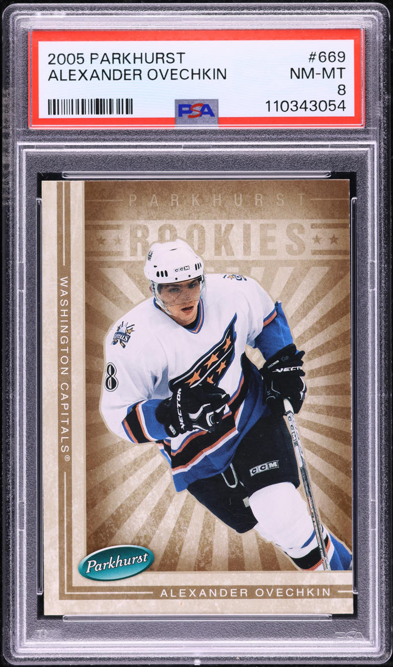 2005 Parkhurst Alexander Ovechkin ROOKIE #669 PSA 8 NM-MT