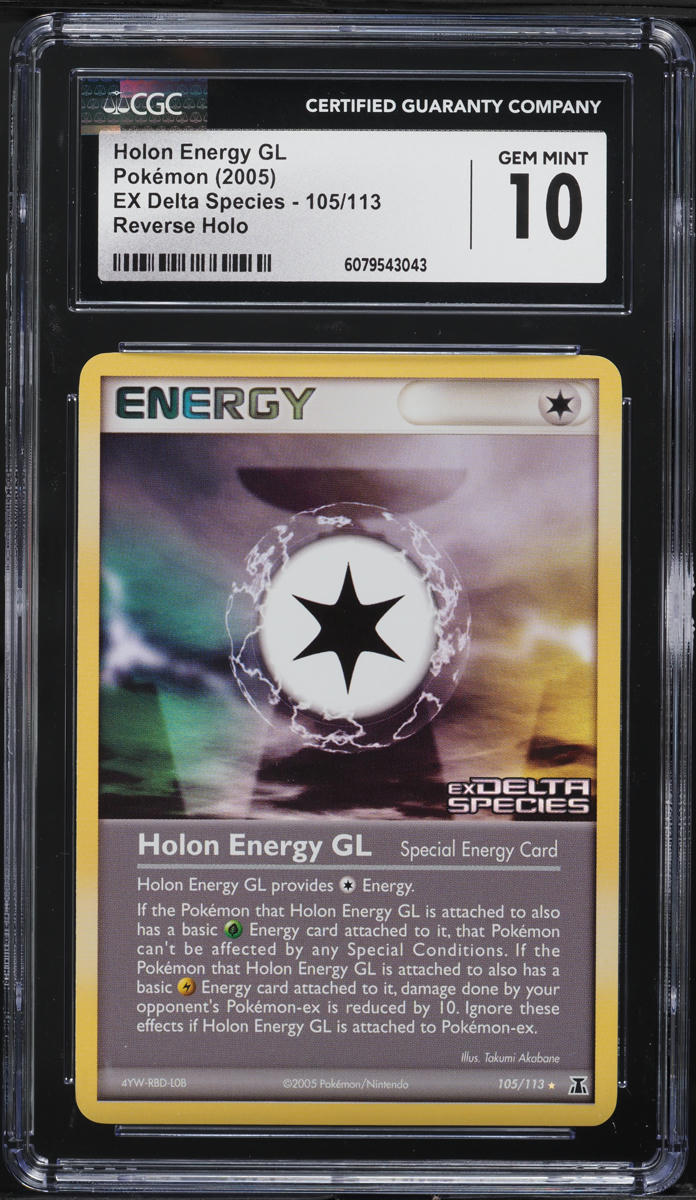 2005 Pokemon EX Delta Species Reverse Holo Holon Energy GL #105 CGC 10 GEM MINT