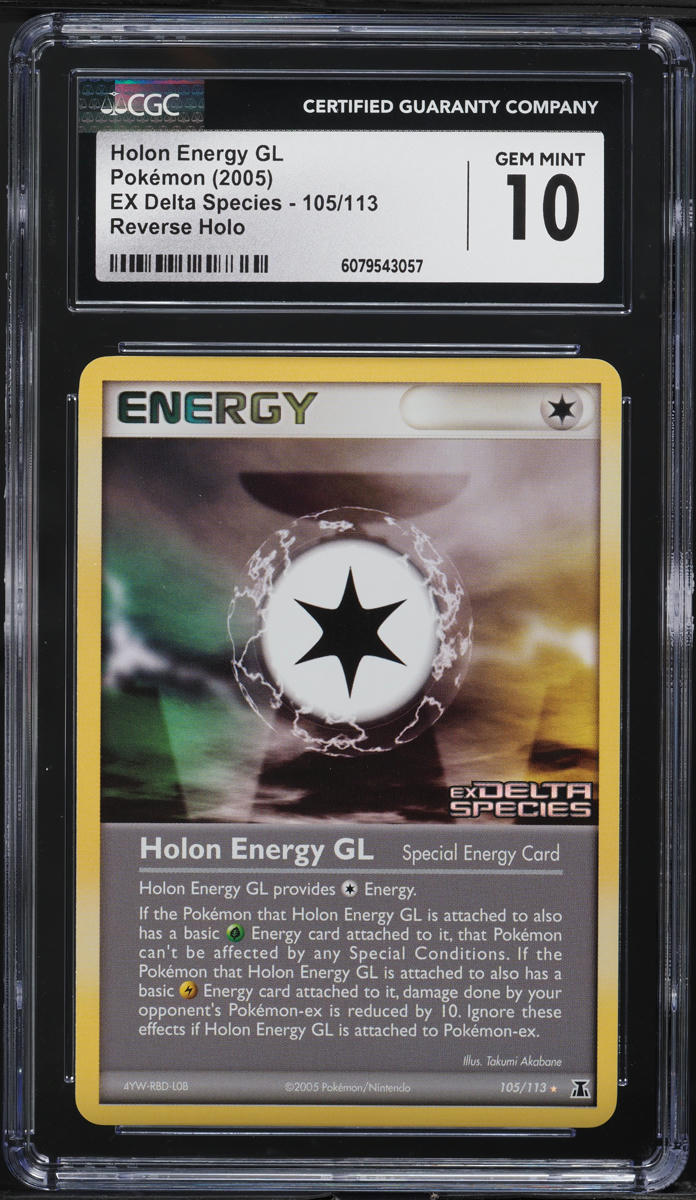 2005 Pokemon EX Delta Species Reverse Holo Holon Energy GL #105 CGC 10 GEM MINT