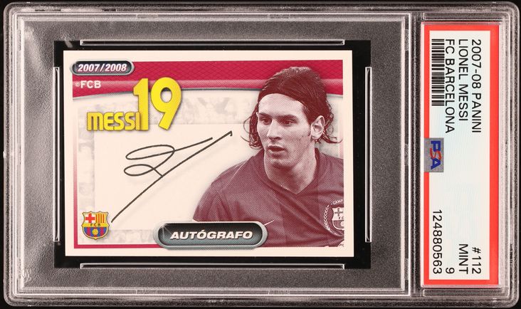 2007 Mundicromo La Liga Stadium Edition Lionel Messi #33 BGS 5 EX