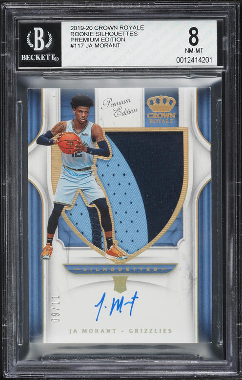 2019 Panini Mosaic Green Ja Morant ROOKIE #274 BGS 9.5 GEM MINT on