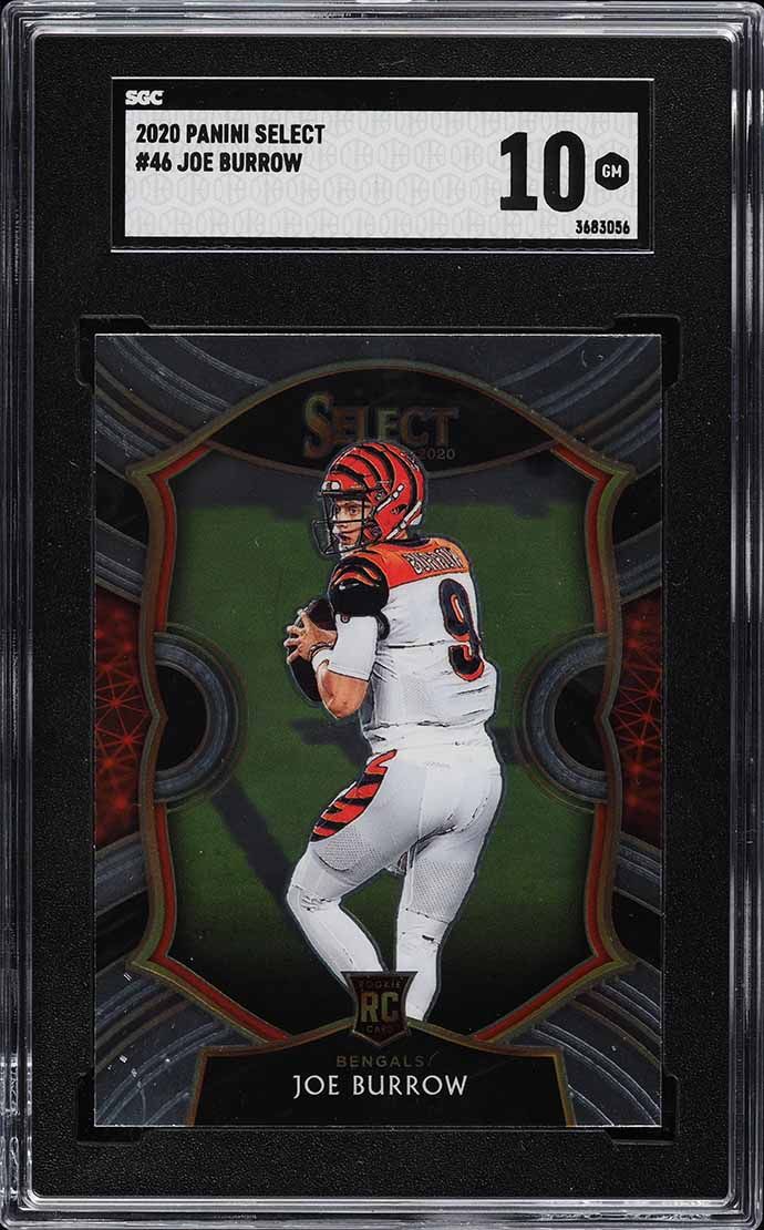 2020 Select Concourse Joe Burrow ROOKIE #46 SGC 10 GEM MINT