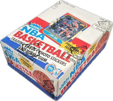 1986 Fleer Basketball Unopened Wax Box - 36ct Packs - BBCE AUTH