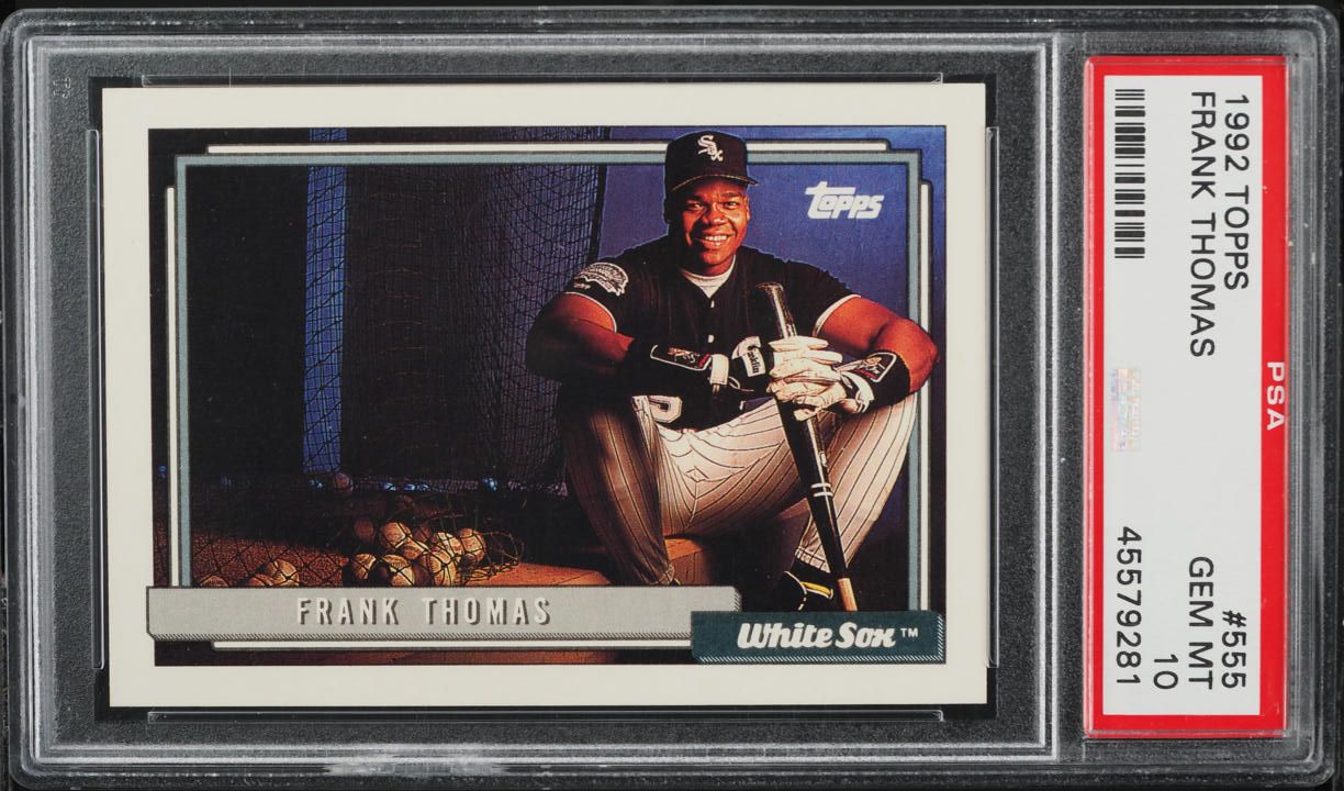 1992 Topps Frank Thomas #555 PSA 10 GEM MINT
