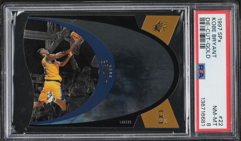 1997 Skybox Premium Golden Touch Die-Cut Kobe Bryant #GT3 BGS 7.5