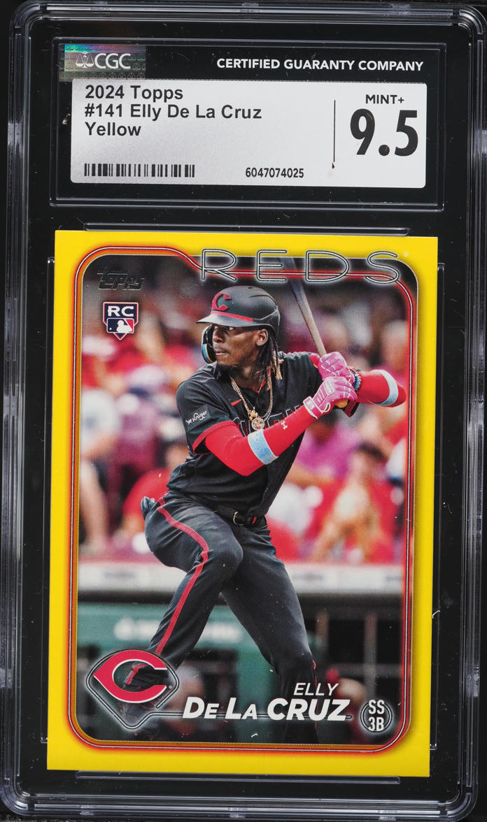 2024 Topps Yellow Elly De La Cruz ROOKIE #141 CGC 9.5 MINT+