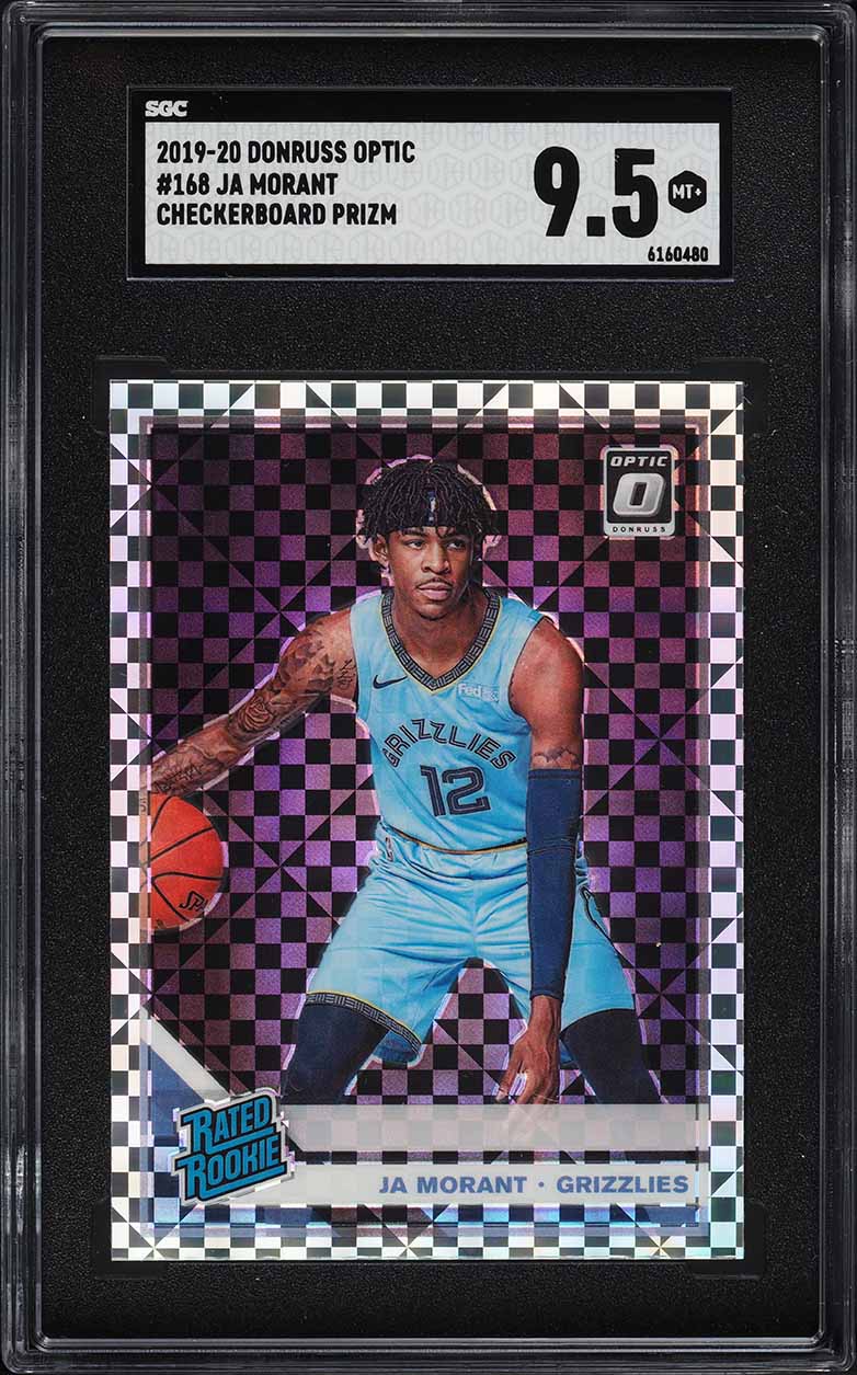 2019 Panini Contenders Optic Red Ja Morant ROOKIE AUTO /149 #106